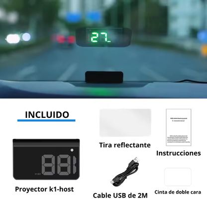 Proyector de cuenta kilómetros